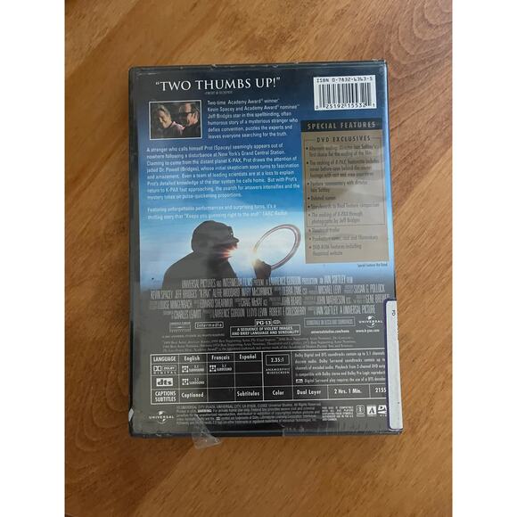 NEW! SEALED! K-PAX (2001) DVD 2002 Widescreen Collector’s Edition Kevin Spacey - Picture 2 of 2